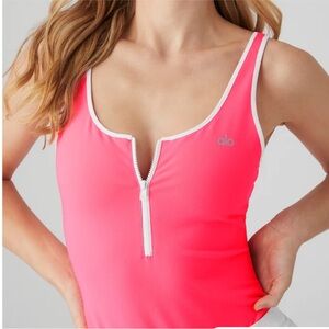 ALO Pink Supernova Bodysuit